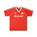 Manchester united Home 89/90 Football jersey - Manchester United Domicile 89/90