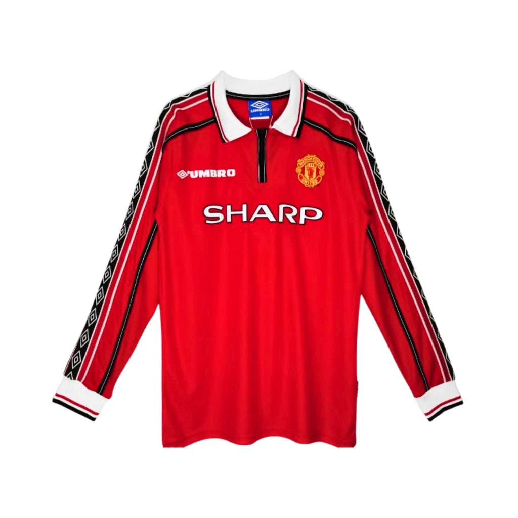 Manchester united Home 98/99 Football jersey - Manchester United Domicile 98/99 - Manches Longues