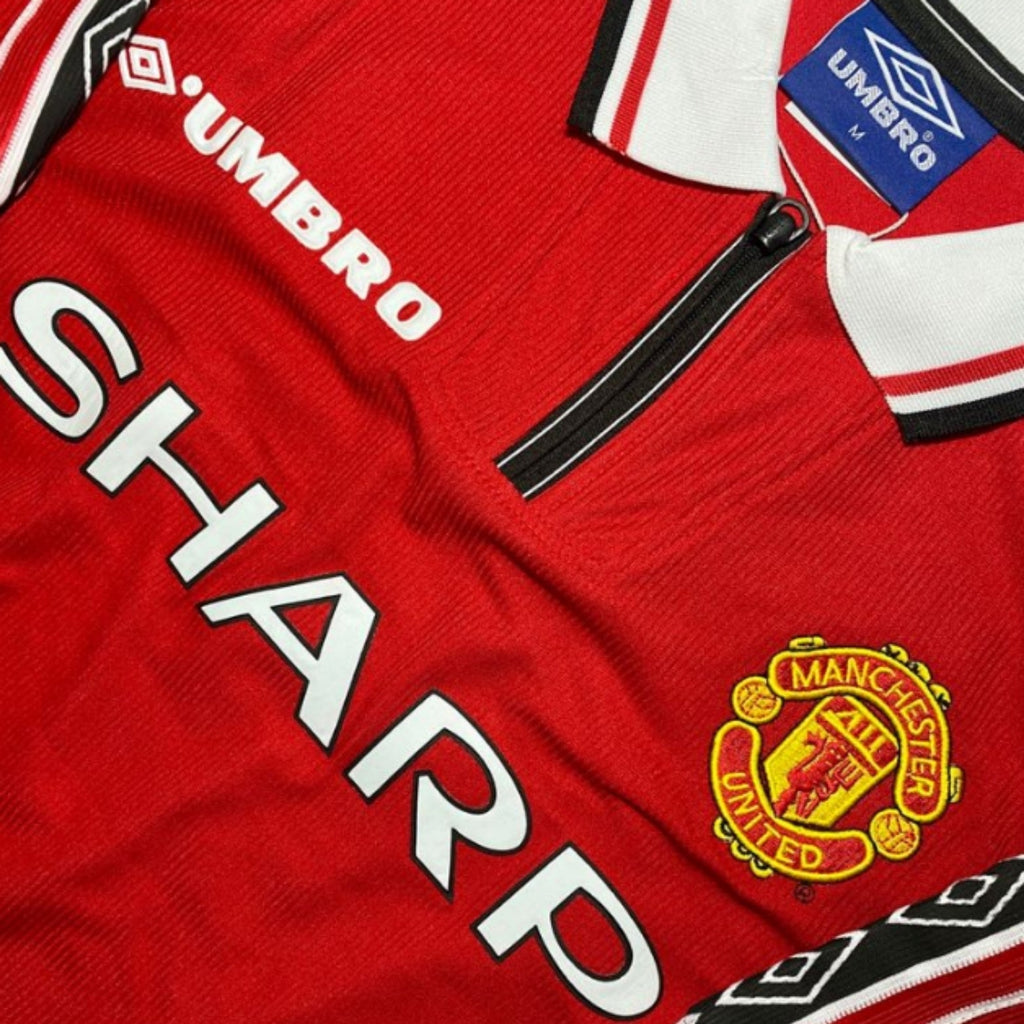 Manchester united Home 98/99 Football jersey - Manchester United Domicile 98/99 - Manches Longues