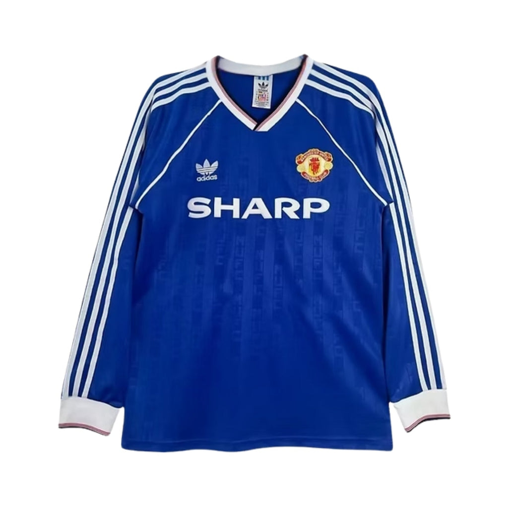 Manchester united Third 89/90 Football jersey - Manchester United Troisième 89/90 - Manches Longues