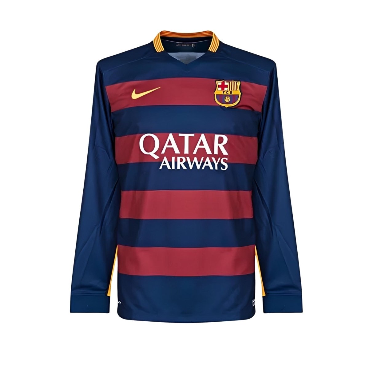 Barcelona Home 15/16 Football jersey - Barcelona Principal 15/16 - Manga Comprida