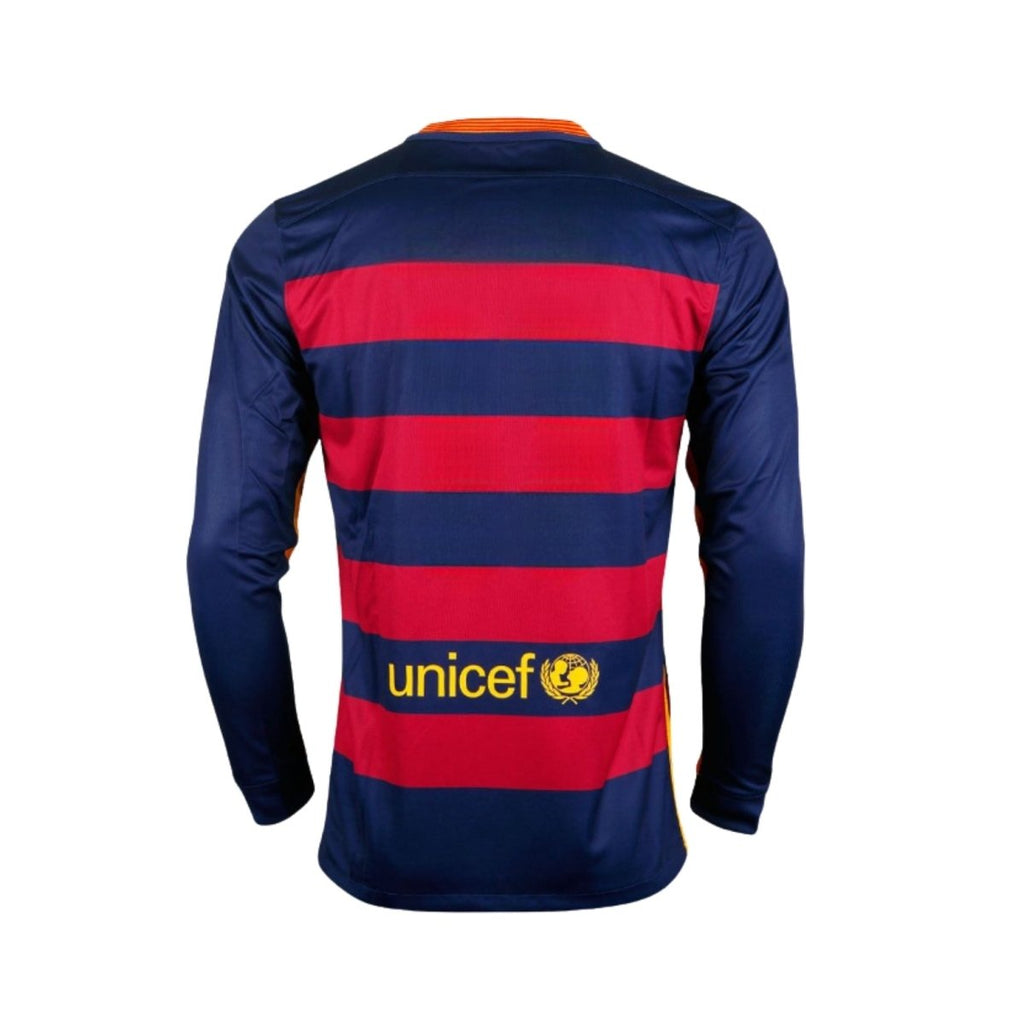 Barcelona Home 15/16 Football jersey - Barcelona Principal 15/16 - Manga Comprida