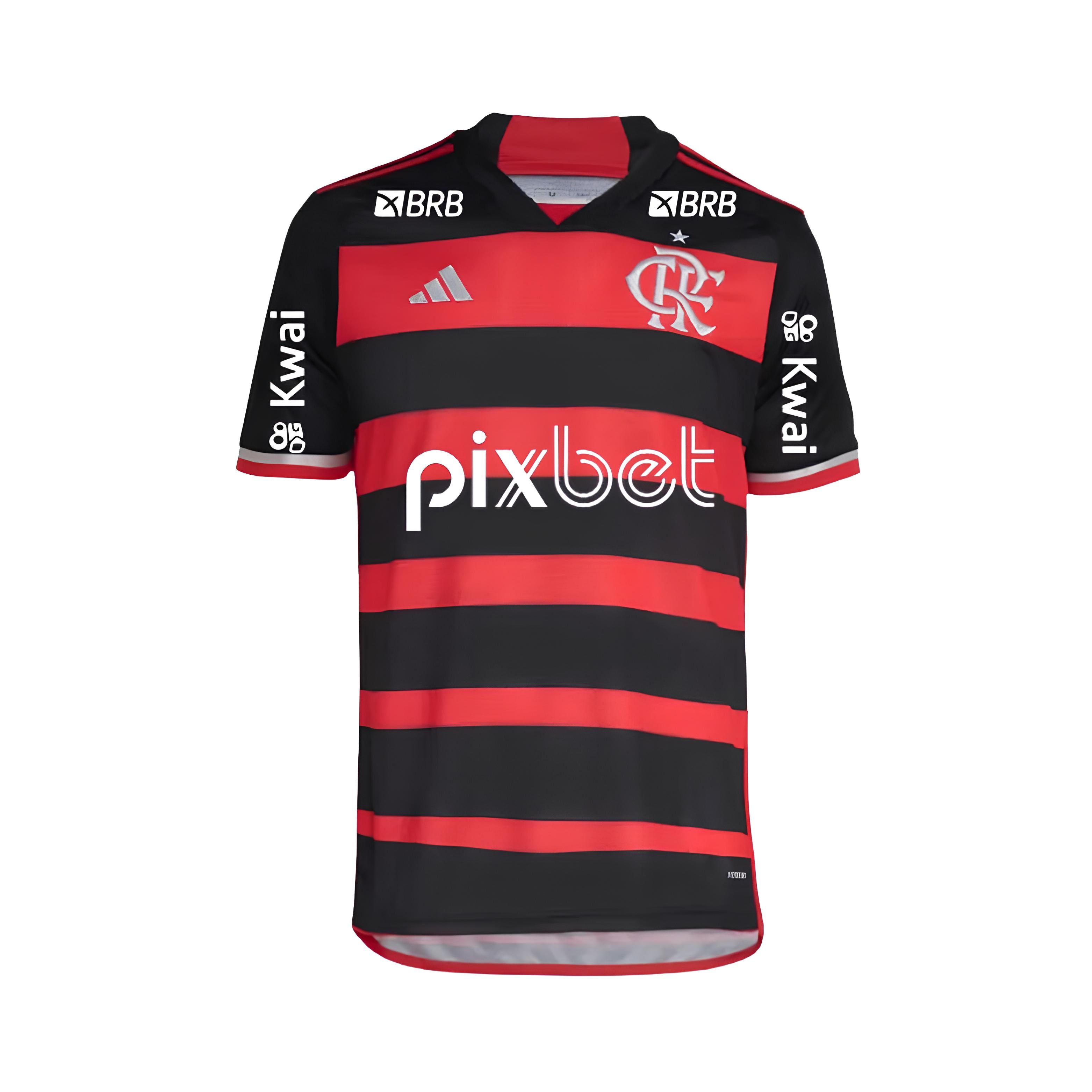 Flamengo Home 24/25 - Todos os Patrocinadores