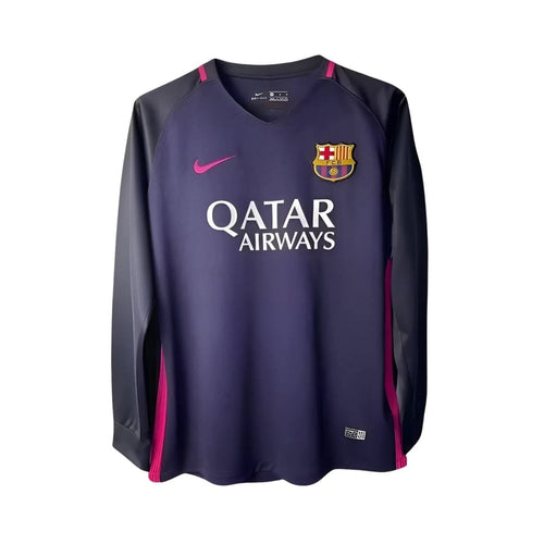 Barcelona Away 16/17 Football jersey - Barcelona Alternativa 16/17 - Manga Comprida
