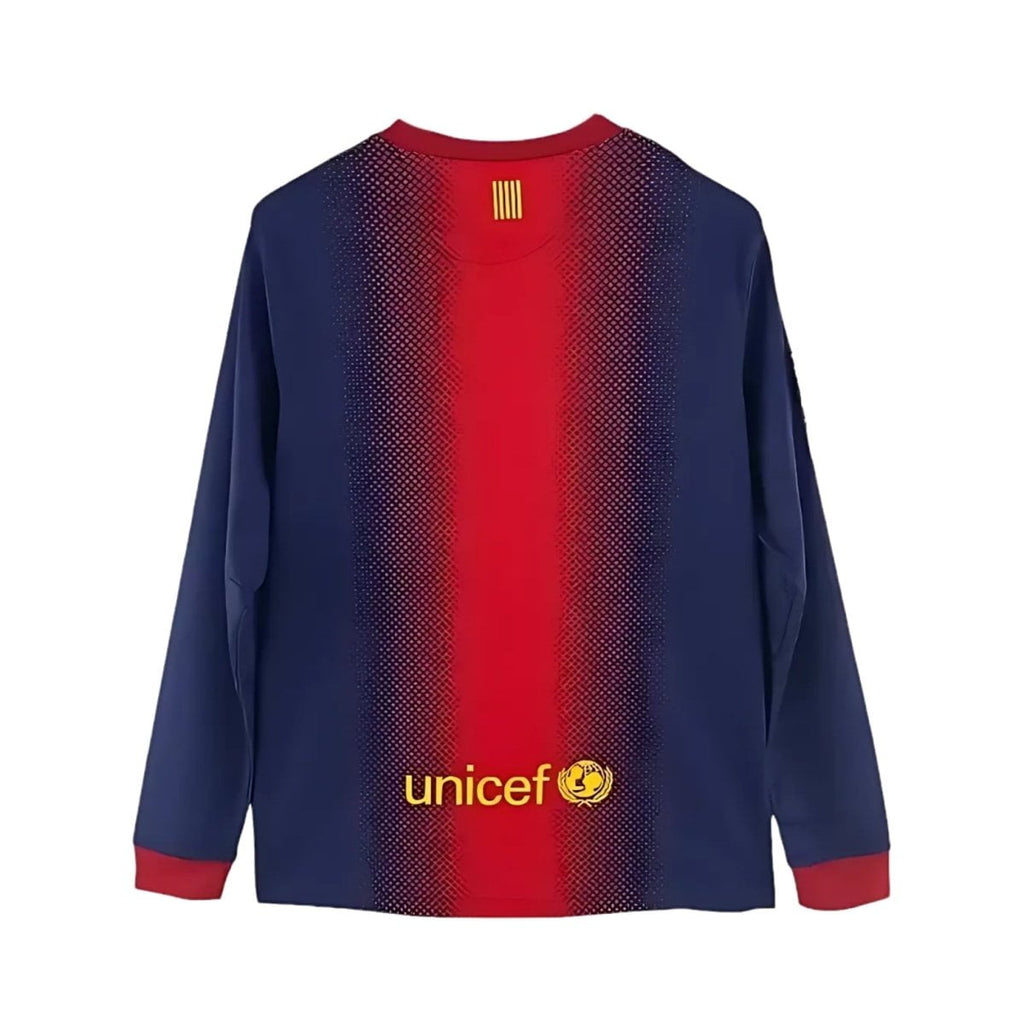 Barcelona Home 12/13 Football jersey - Barcelona Principal 12/13 - Manga Comprida