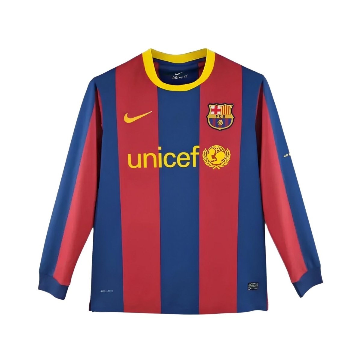 Barcelona Home 10/11 Football jersey - Barcelona Principal 10/11 - Manga Comprida