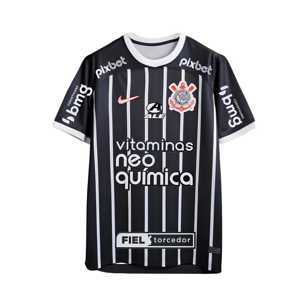 Corinthians Away 23/24 Football jersey - Corinthians Away 23/24 - Todos os Patrocinadores