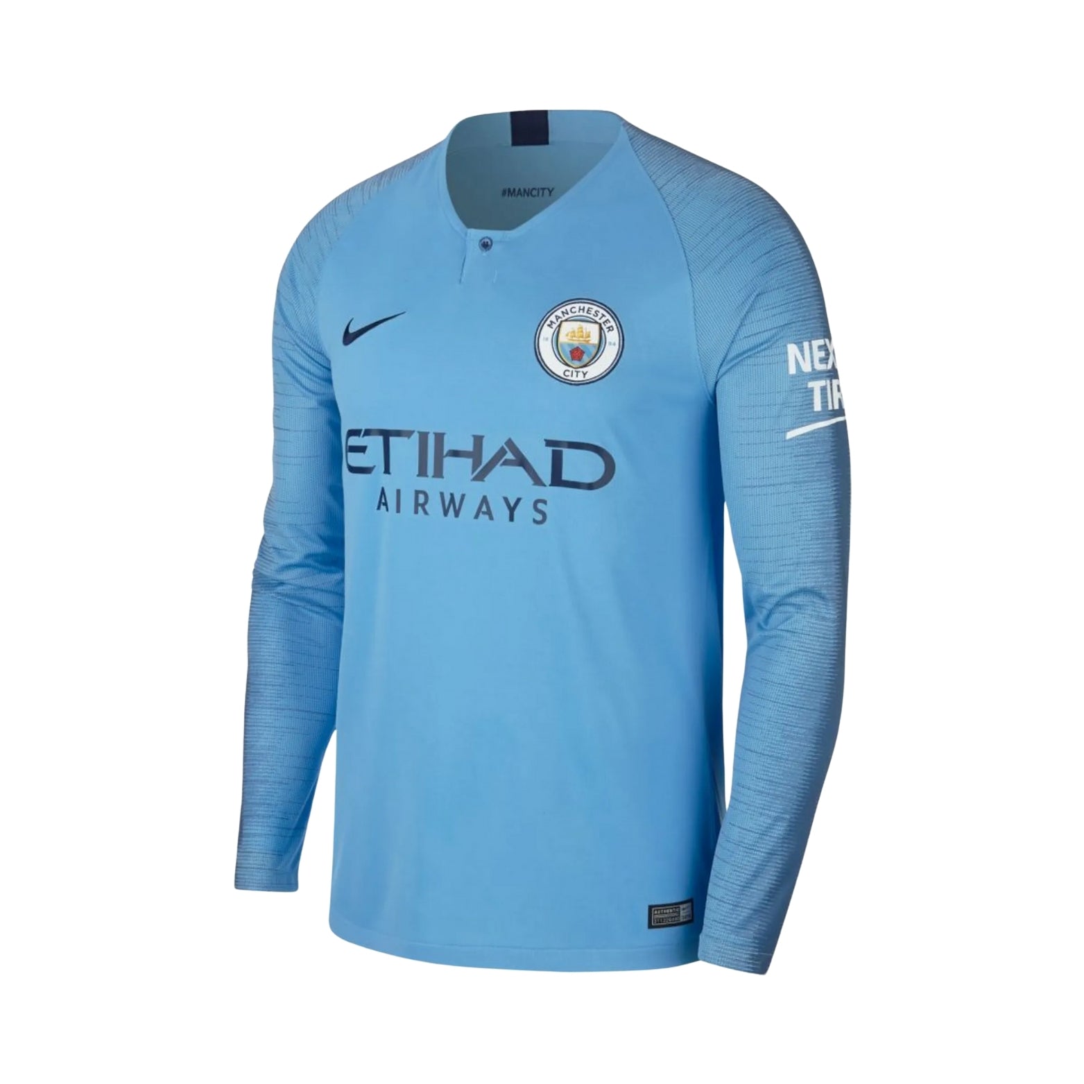 Manchester city Home 18/19 Football jersey - Manchester City Domicile 18/19 - Manches Longues