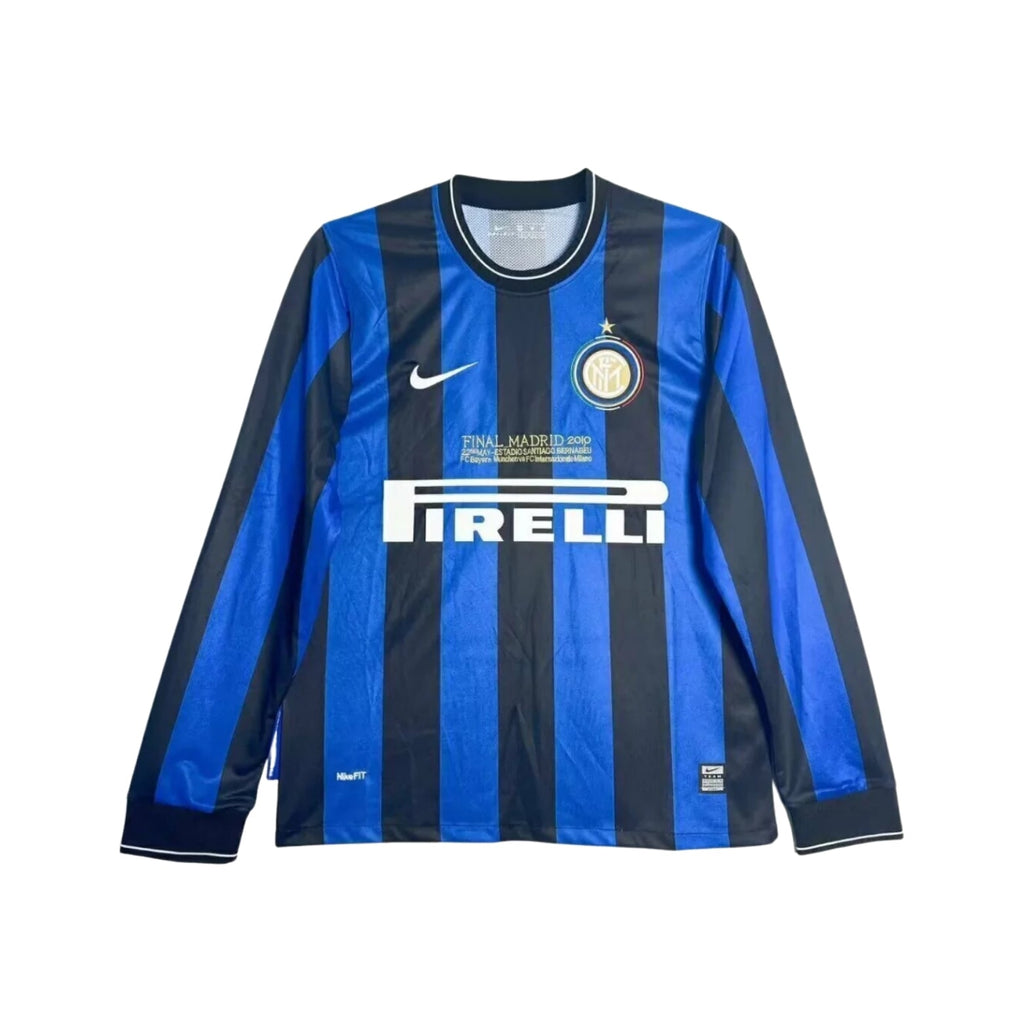 Inter milan Home 09/10 Football jersey - Inter Milan Domicile 09/10 - Manches Longues - Ligue des Champions