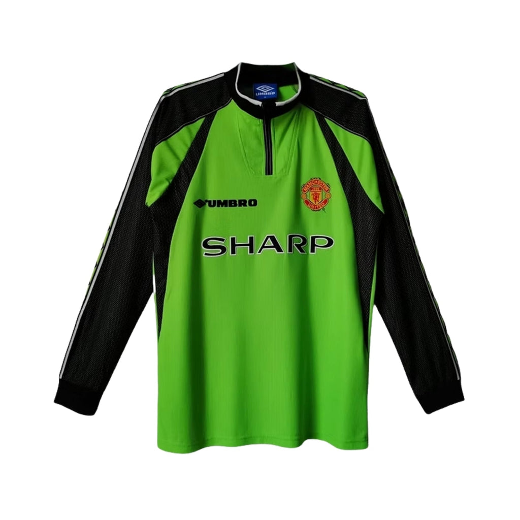 Manchester united Goalkeeper 98/99 Football jersey - Manchester United Gardiens de But 98/99 - Manches Longues
