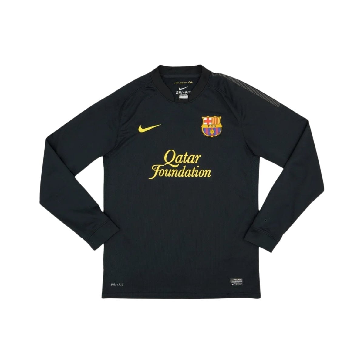 Barcelona Away 11/12 Football jersey - Barcelona Alternativa 11/12 - Manga Comprida