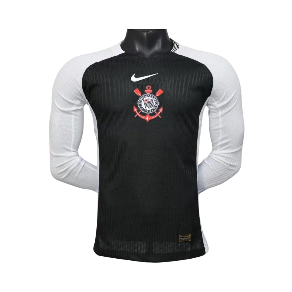 Corinthians Home 25/26 Football jersey - Corinthians Home 25/26 - Manga Longa - Versão Jogador