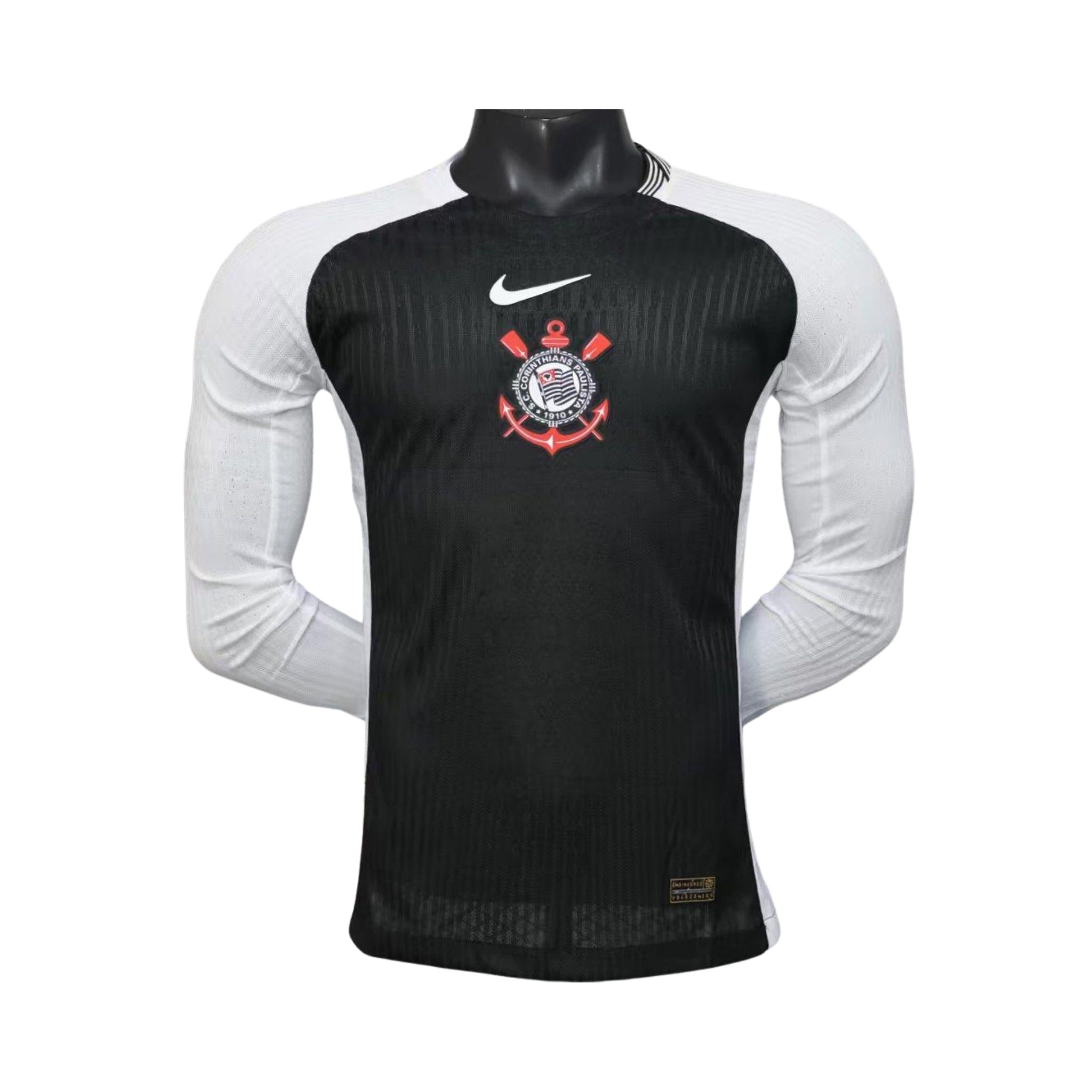 Corinthians Home 25/26 Football jersey - Corinthians Home 25/26 - Manga Longa - Versão Jogador