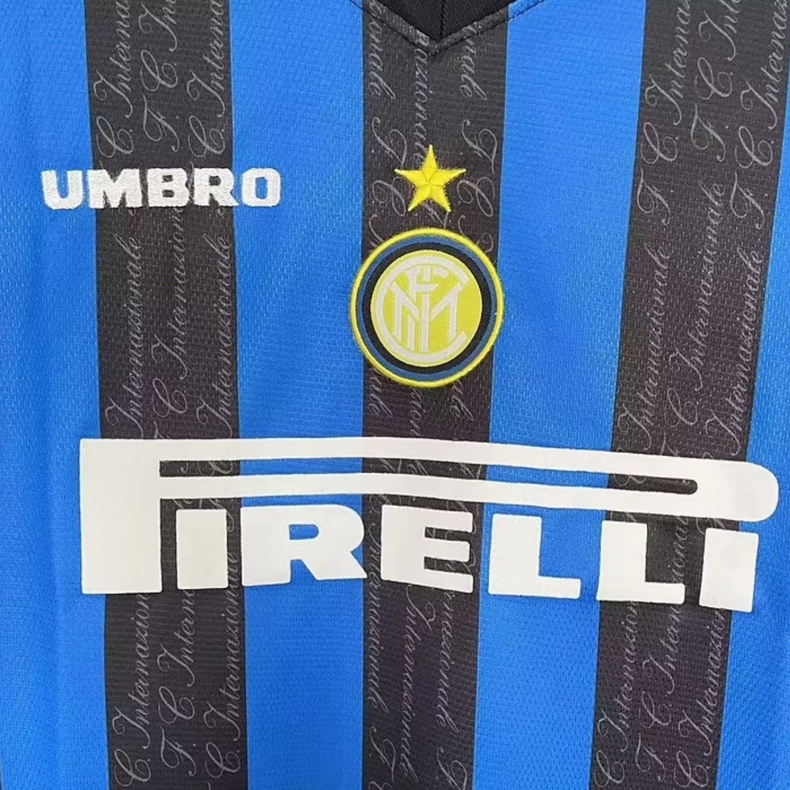 Inter milan Home 97/98 Football jersey - Inter Milan Domicile 97/98 - Manches Longues