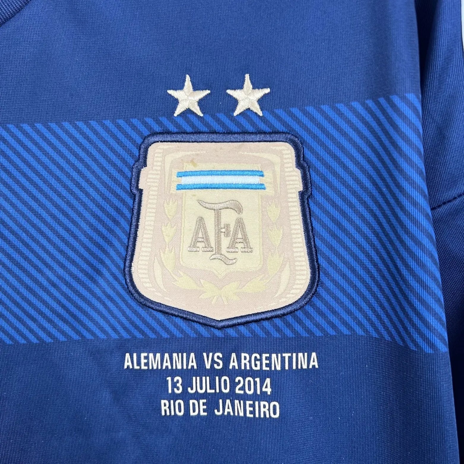 Argentina Away 14/15 Football jersey - Argentine Extérieur 14/15 - Manches Longues - Finale de la Coupe du Monde