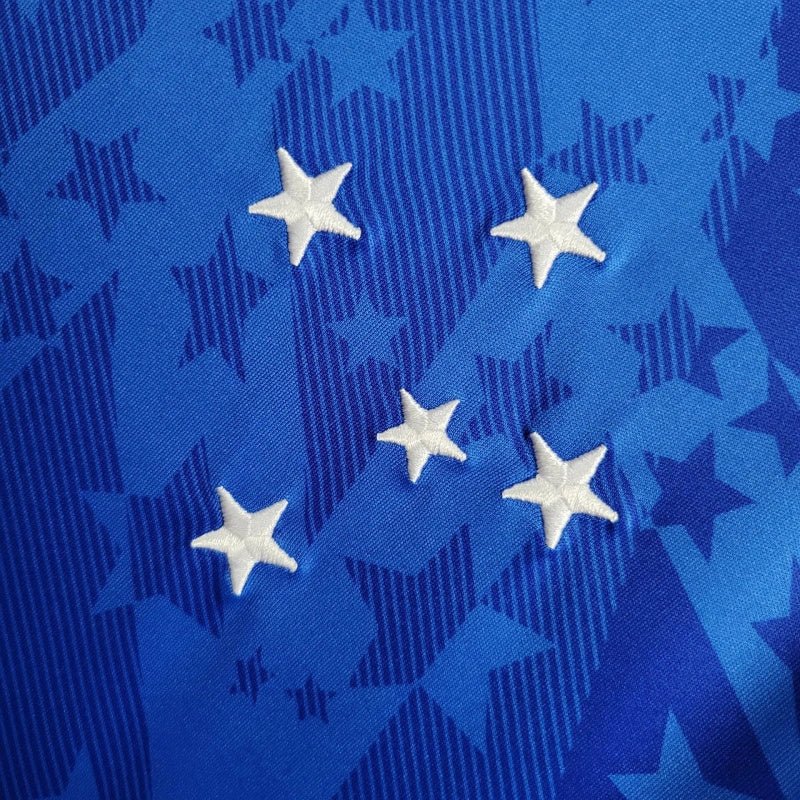 Cruzeiro Home 24/25 Football jersey - Cruzeiro Home 24/25 - Todos os Patrocinadores