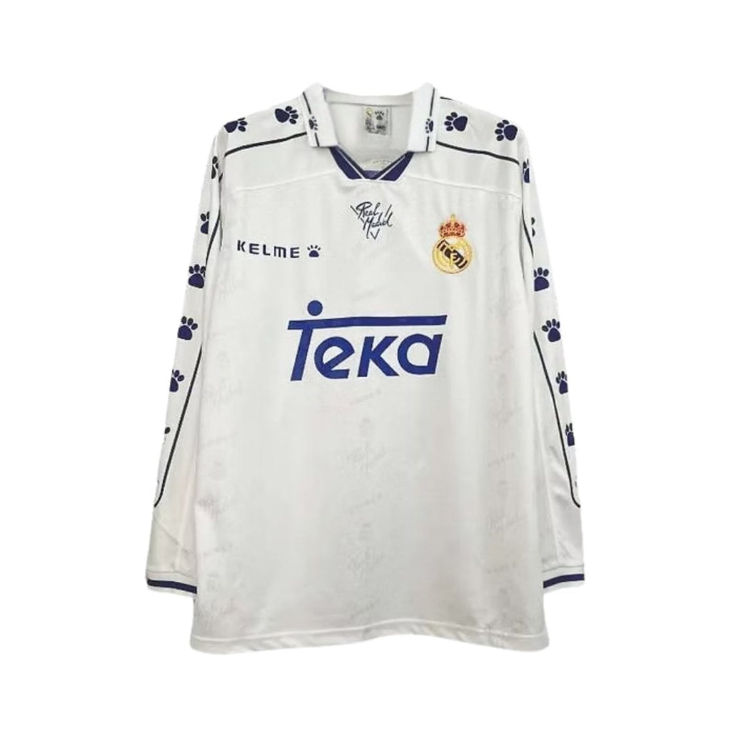 Real madrid Home 94/95 Football jersey - Real Madrid Principal 94/95 - Manga Comprida