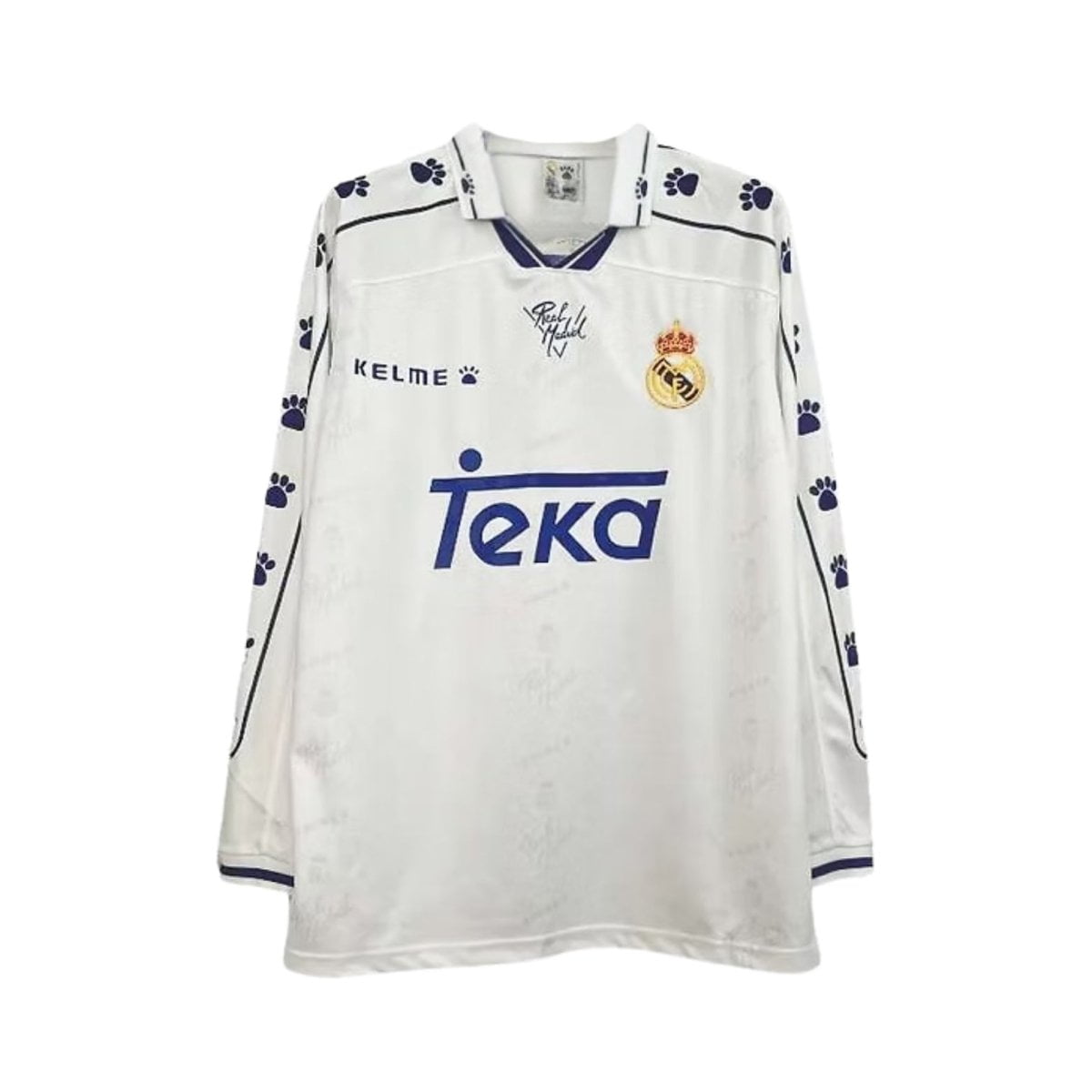 Real madrid Home 94/95 Football jersey - Real Madrid Principal 94/95 - Manga Comprida