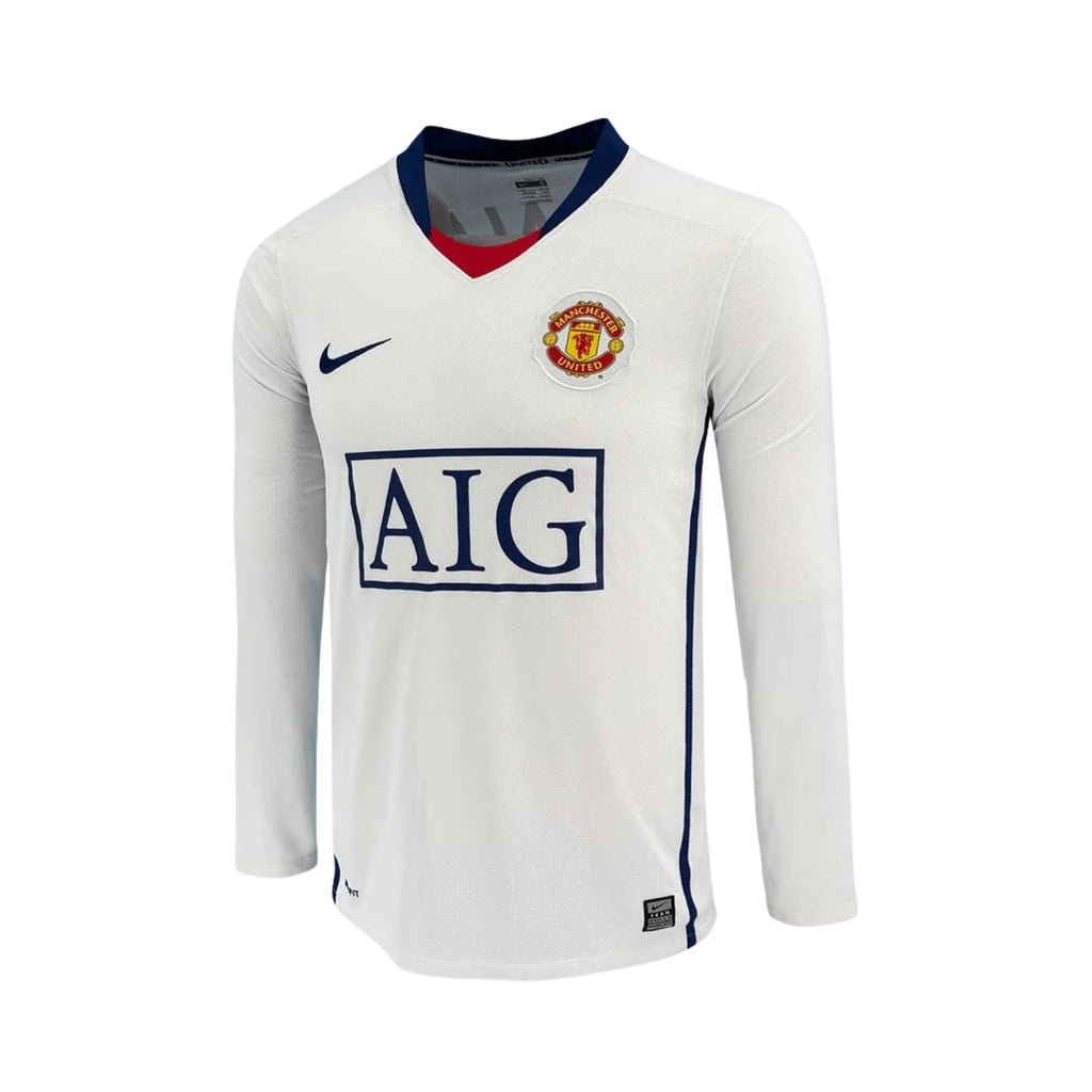Manchester united Away 08/09 Football jersey - Manchester United Extérieur 08/09 - Manches Longues