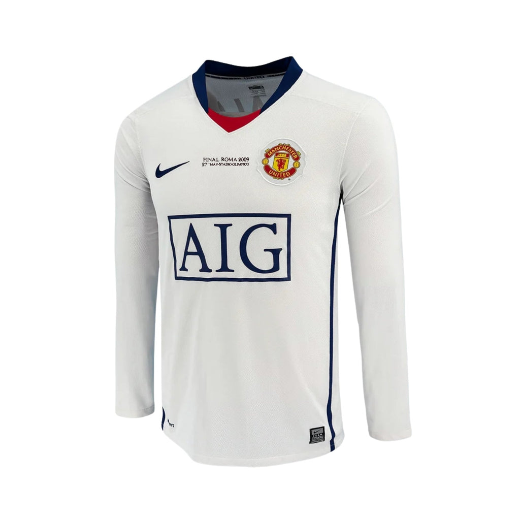 Manchester united Special-edition 08/09 Football jersey - Manchester United Extérieur 08/09 CL Finalie Édition Spéciale - Manches Longues