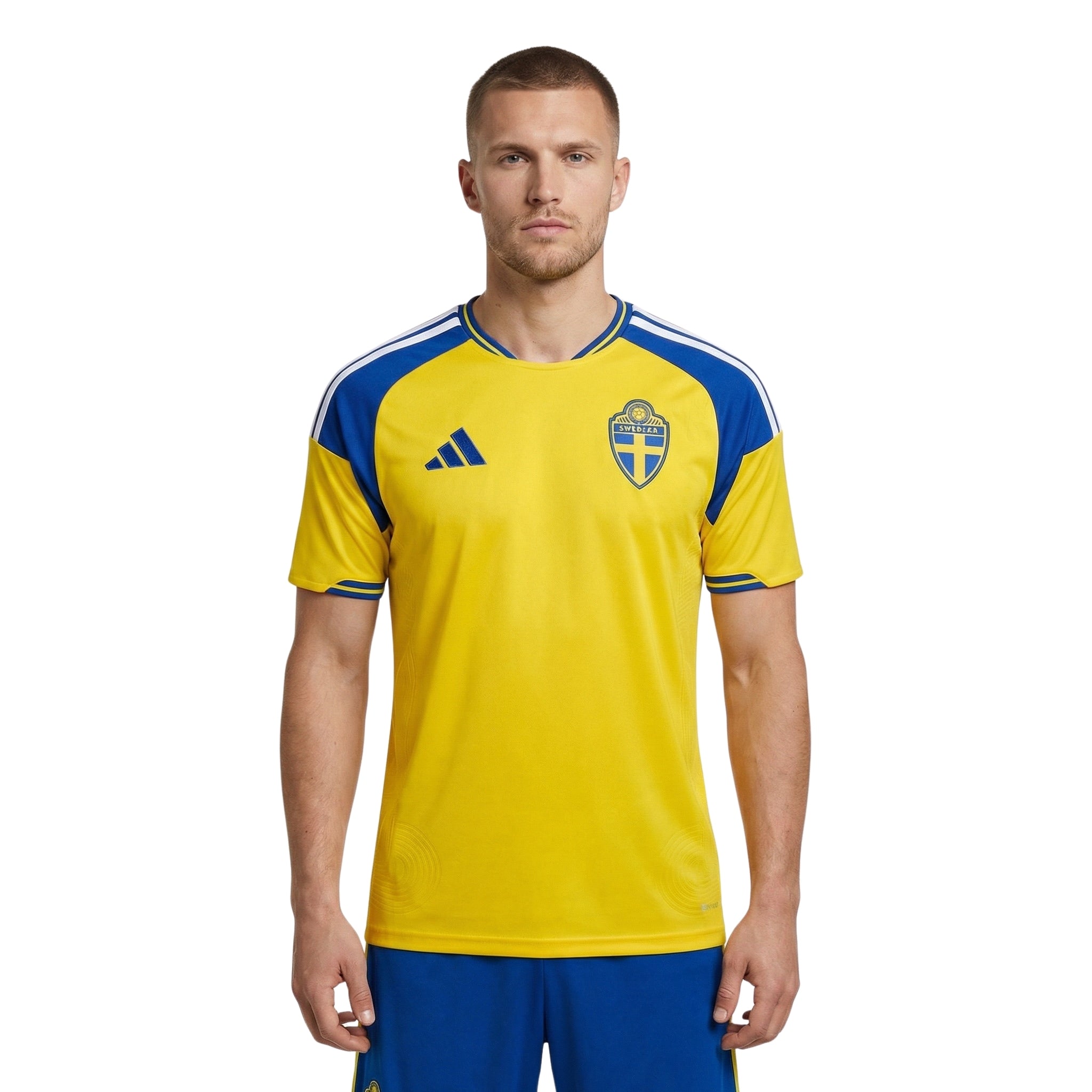 Sweden Home 26/27 Football jersey - Suède Domicile 26/27 - Coupe du Monde 2026