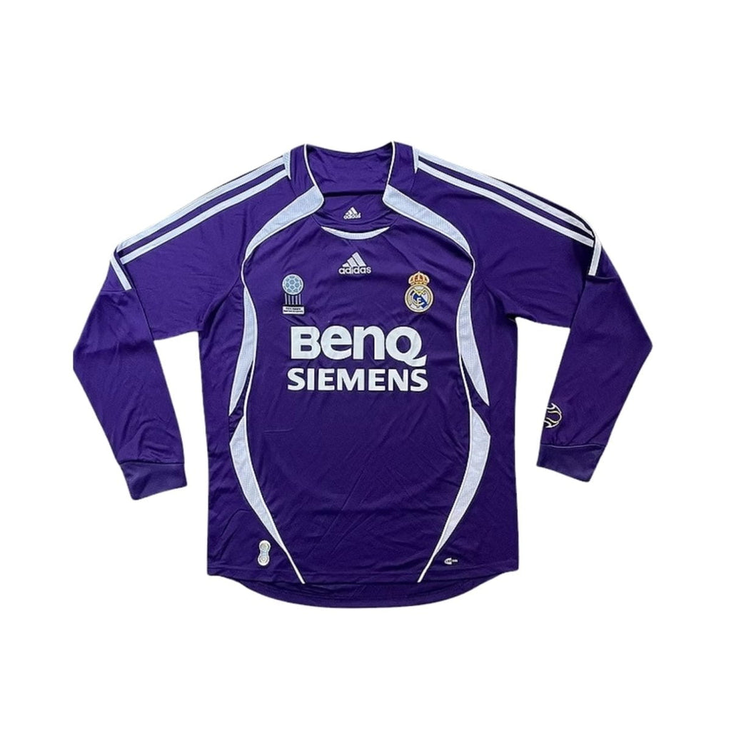 Real madrid Away 06/07 Football jersey - Real Madrid Alternativa 06/07 - Manga Comprida