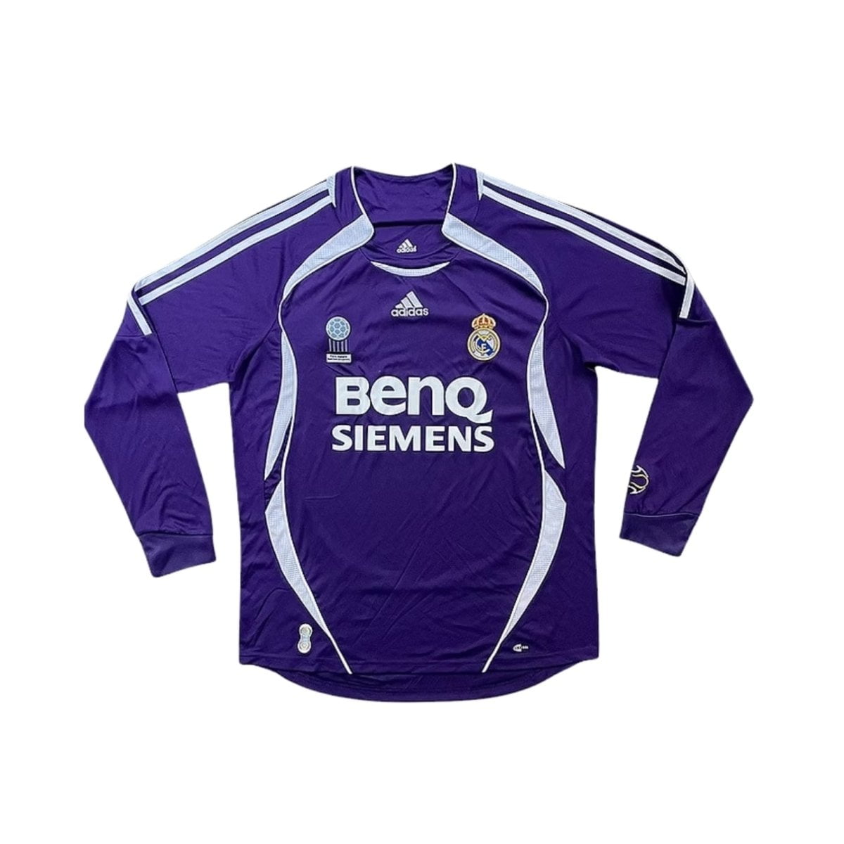 Real madrid Away 06/07 Football jersey - Real Madrid Alternativa 06/07 - Manga Comprida
