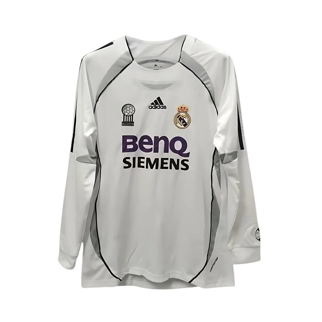 Real madrid Home 06/07 Football jersey - Real Madrid Principal 06/07- Manga Comprida