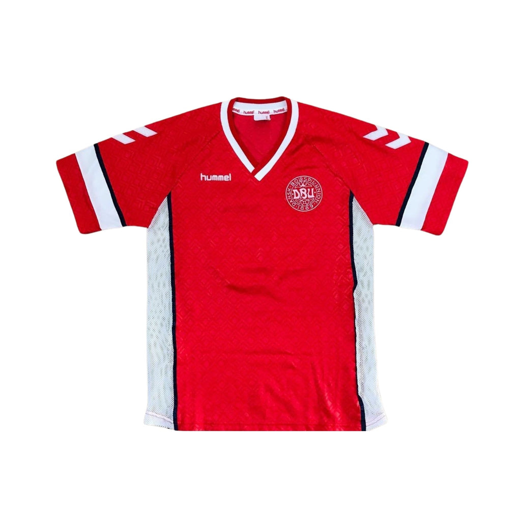 Denmark Home 90/91 Football jersey - Danemark Domicile 90/91
