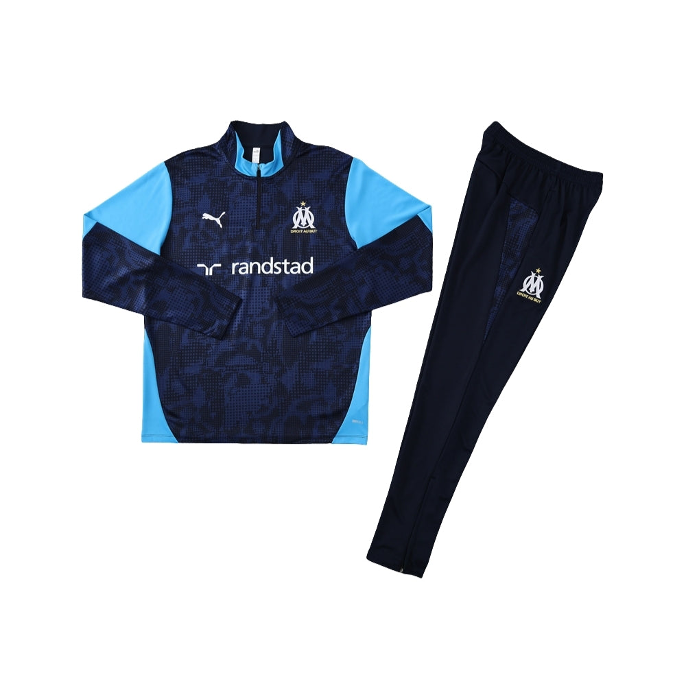 Marseille Jacket 25/26 Football jersey - Olympique de Marseille 25/26 - Survêtement 1/2 Zip