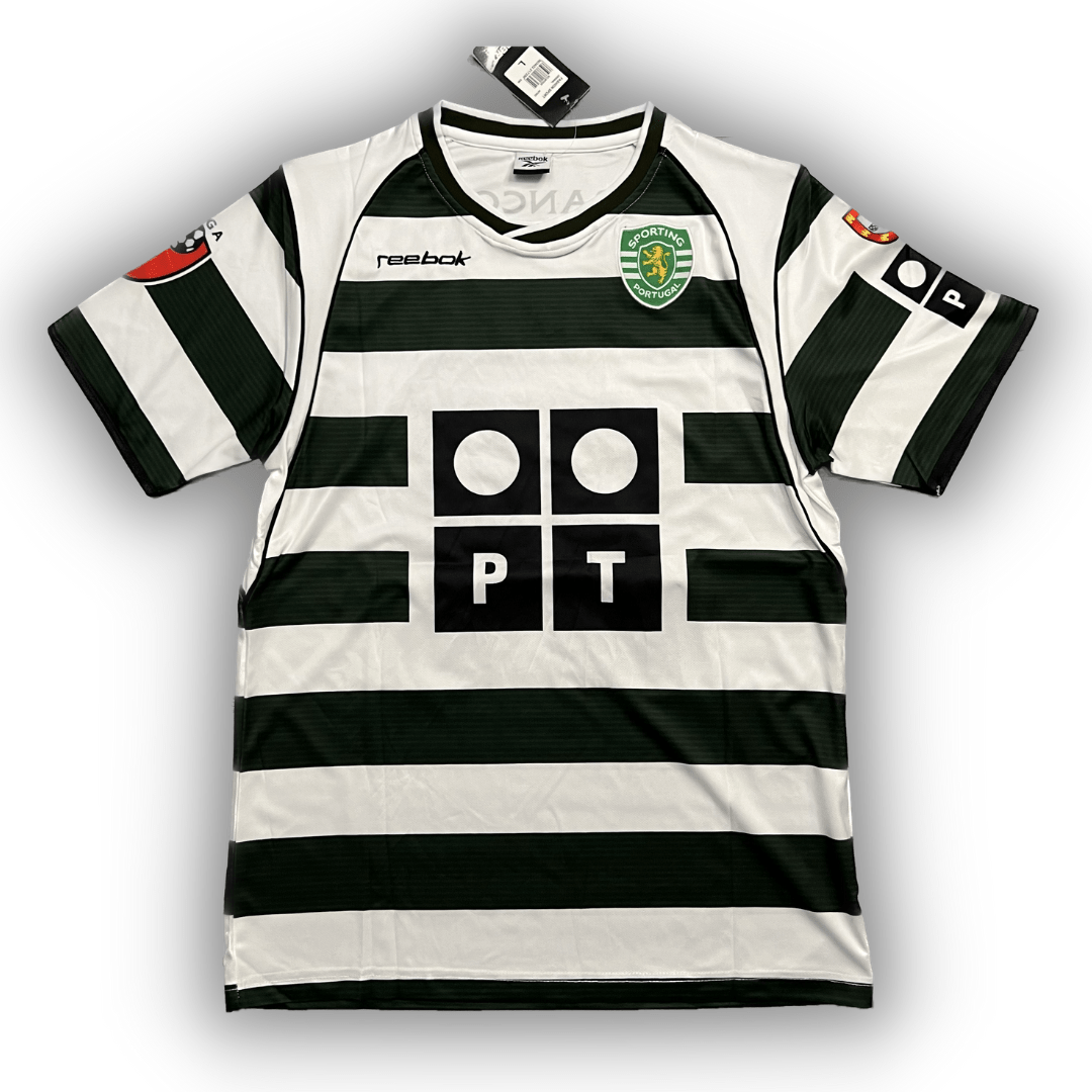 Sporting Home Retro Football jersey - 2002-03 -  SPORTING LISBOA PRINCIPAL | RETRÔ