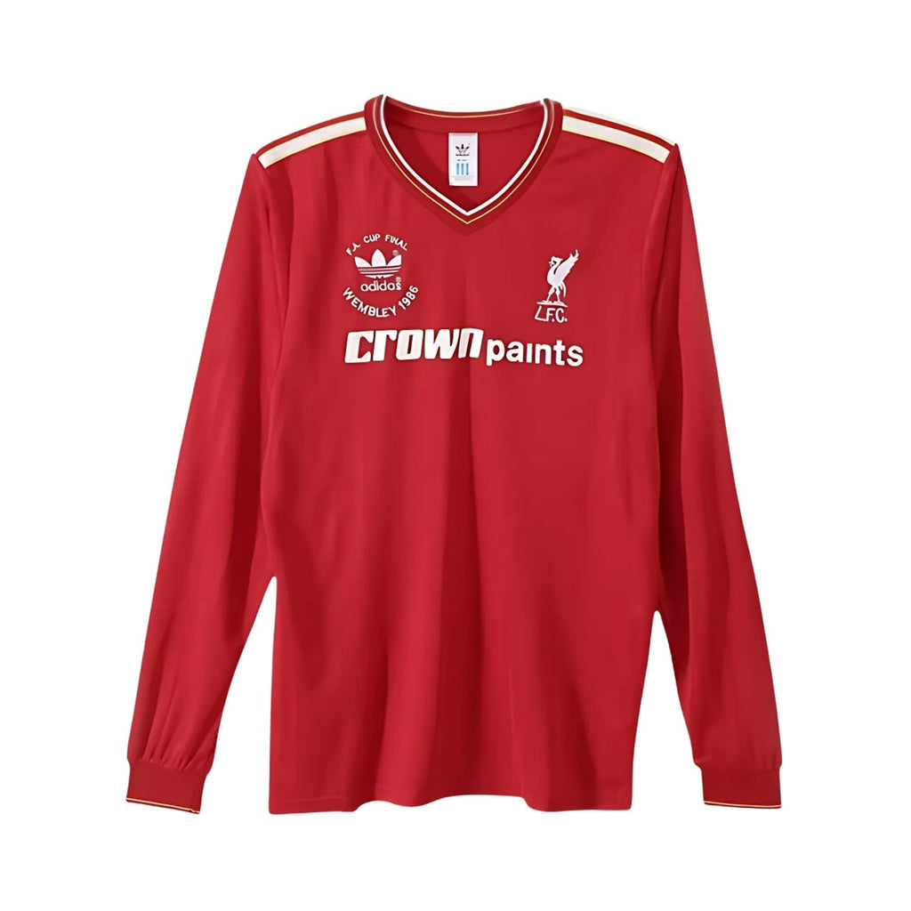 Liverpool Home 86/87 Football jersey - Liverpool Domicile FA Cup Final 86/87 - Manches Longues
