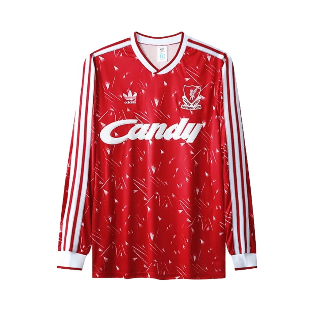 Liverpool Home 89/90 Football jersey - Liverpool Domicile 89/90 - Manches Longues