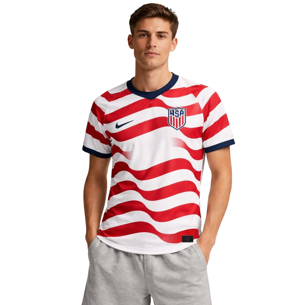 Usa Home 26/27 Football jersey - États-Unis Domicile 26/27 - Coupe du Monde 2026
