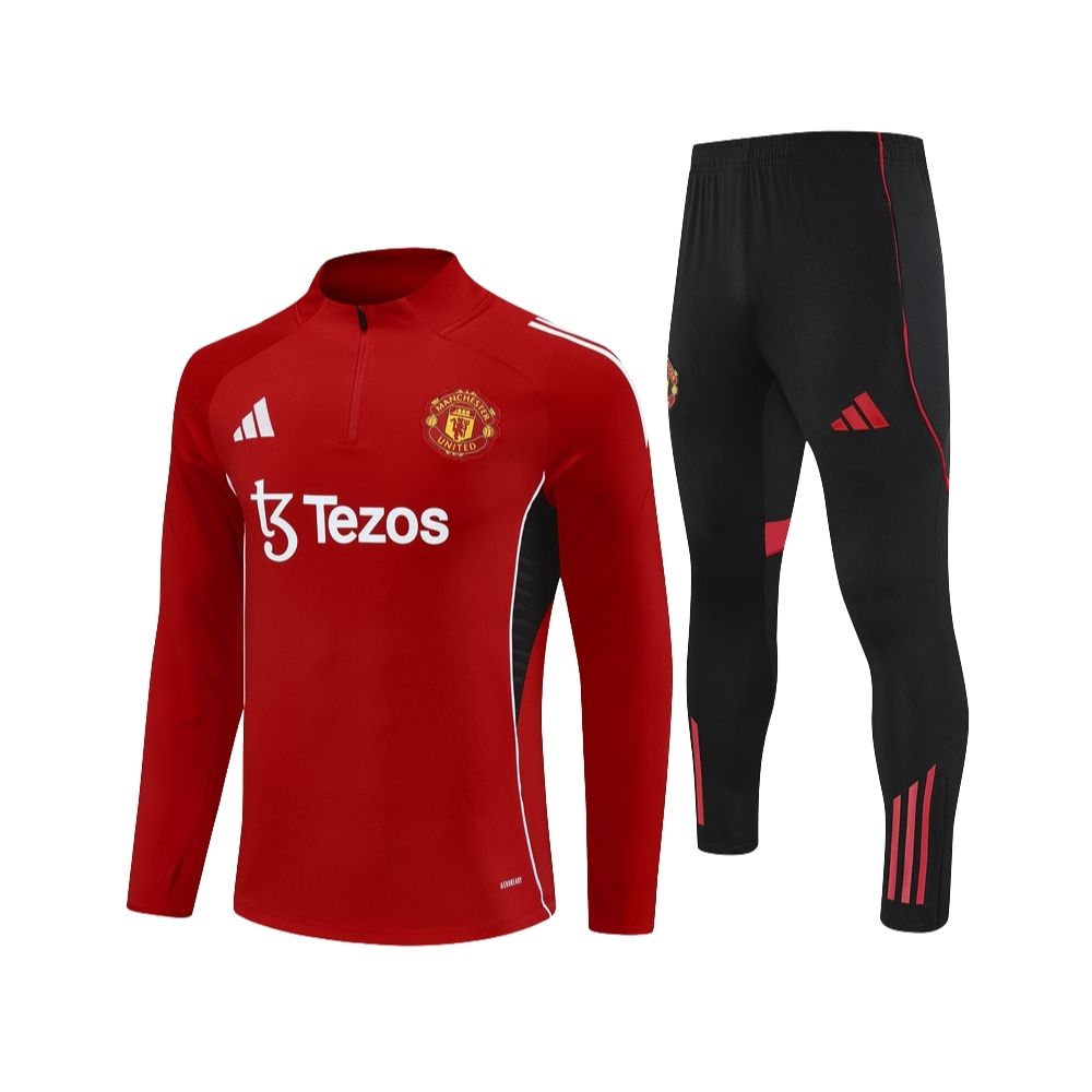 Manchester united Jacket 25/26 Football jersey - Manchester United 25/26 - Survêtement - 1/2 Zip