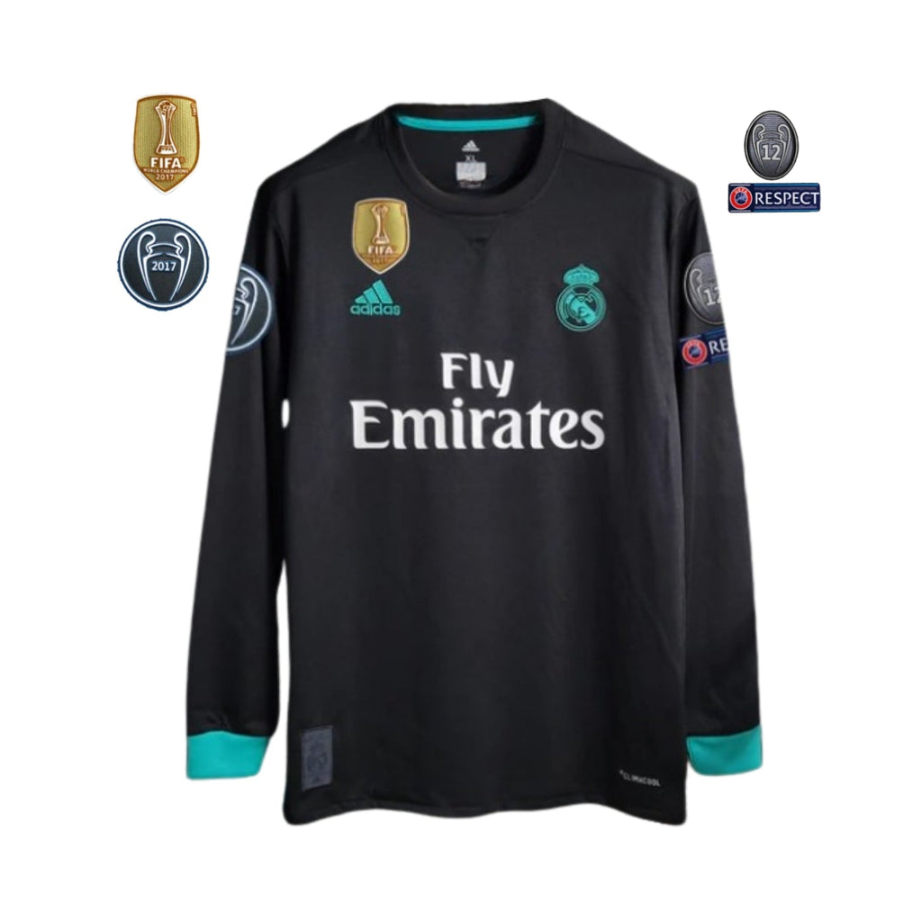 Real madrid Away 17/18 Football jersey - Real Madrid Alternativa 17/18 - Manga Comprida
