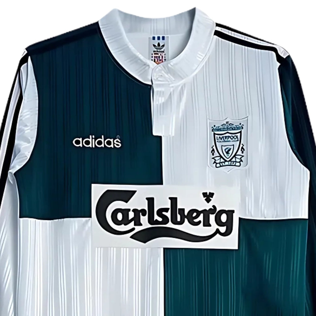 Liverpool Away 95/96 Football jersey - Liverpool Extérieur 95/96 - Manches Longues
