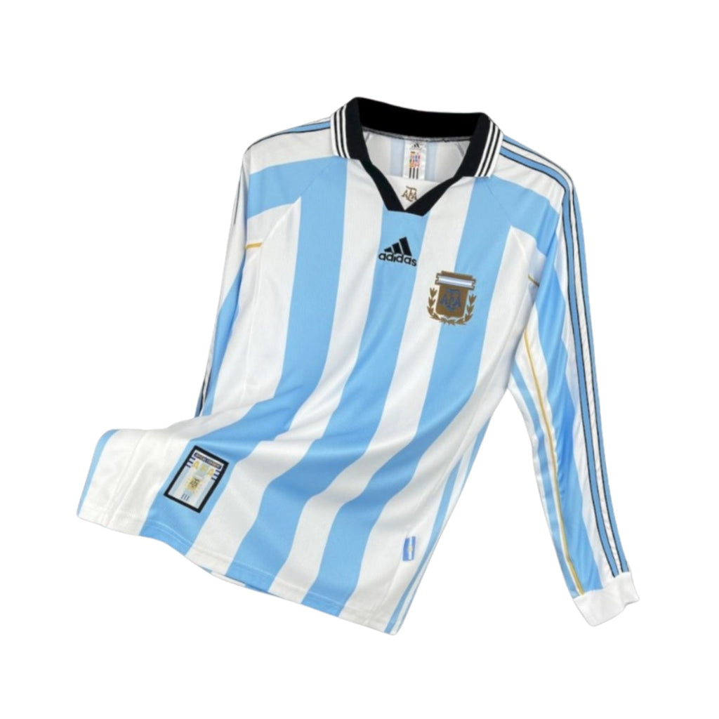 Argentina Home 98/99 Football jersey - Argentine Domicile 98/99 - Manches Longues