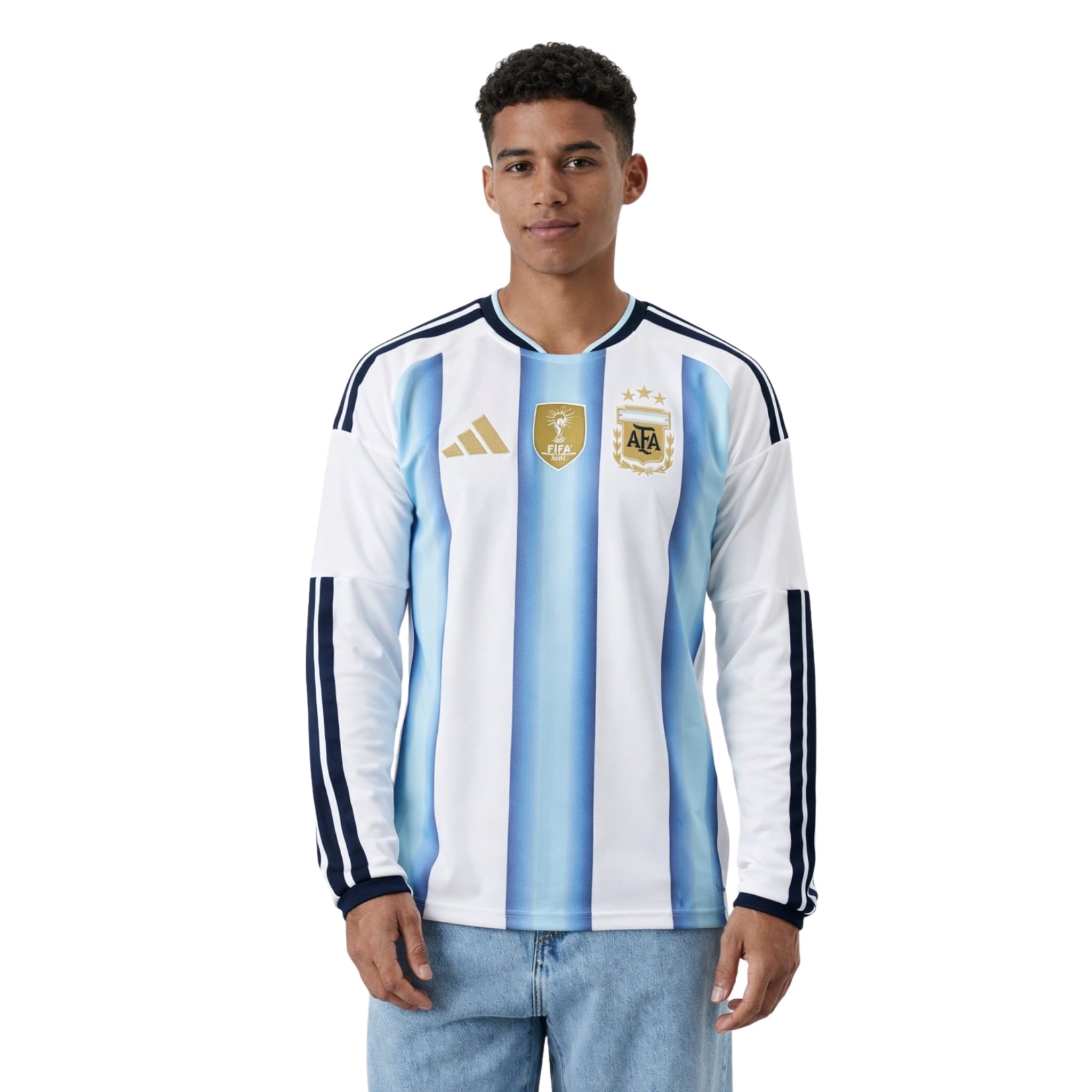 Argentina Home 26/27 Football jersey - Argentine Domicile 26/27 - Coupe du Monde 2026 - Manches Longues
