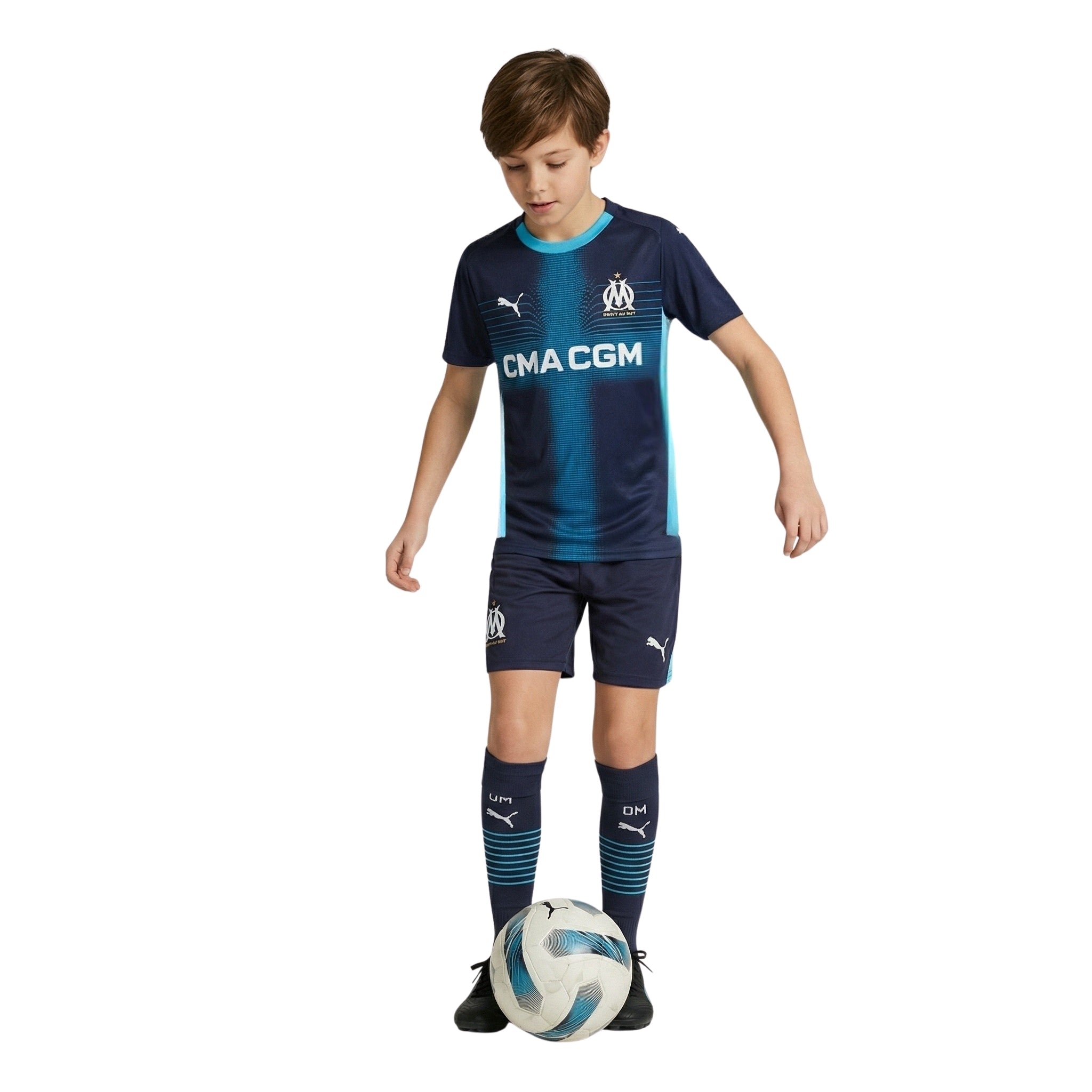 Marseille Away 25/26 Football jersey - Kit - Olympique de Marseille Extérieur 25/26