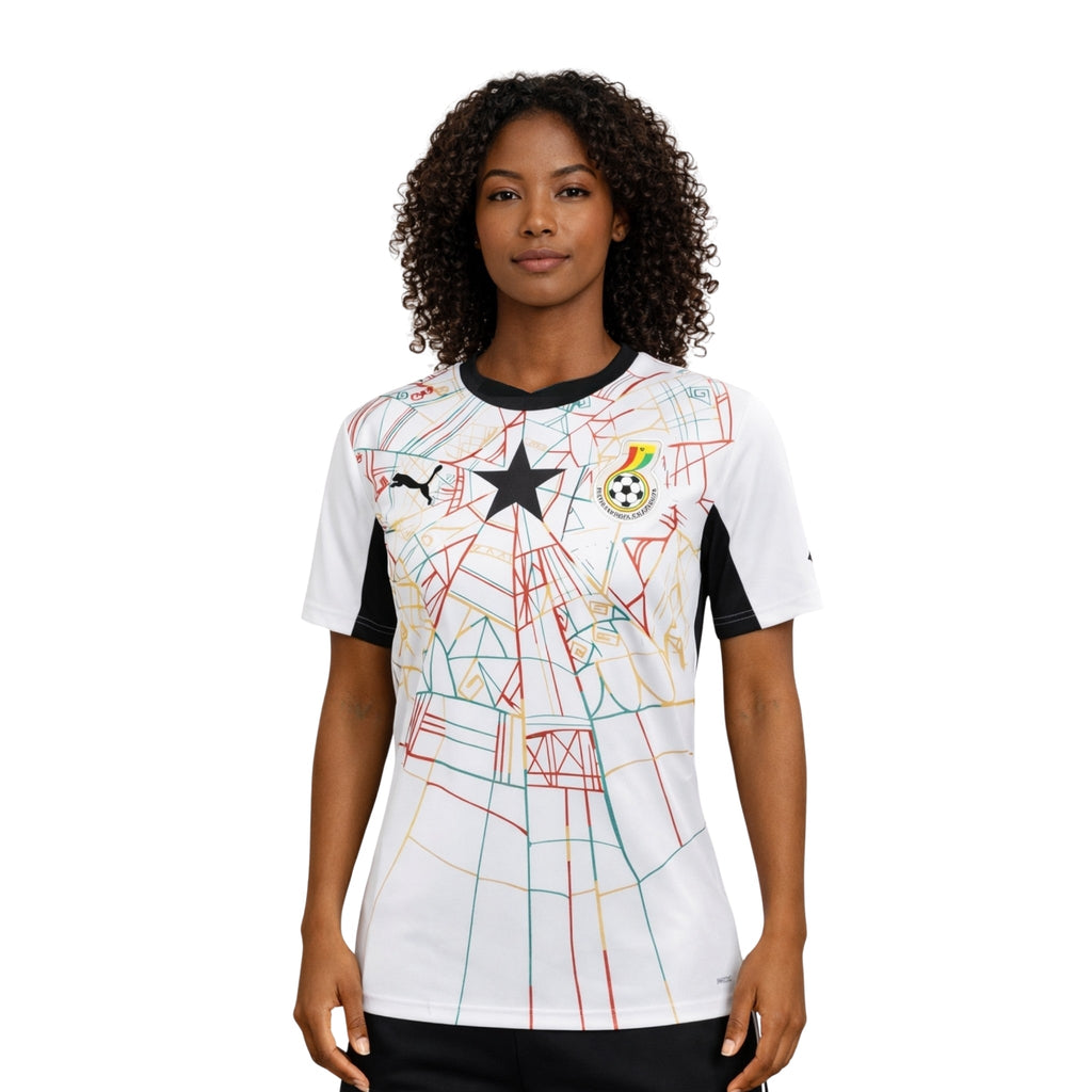 Ghana Home 26/27 Football jersey - Ghana Domicile 26/27 - Coupe du Monde 2026 - Version Féminine