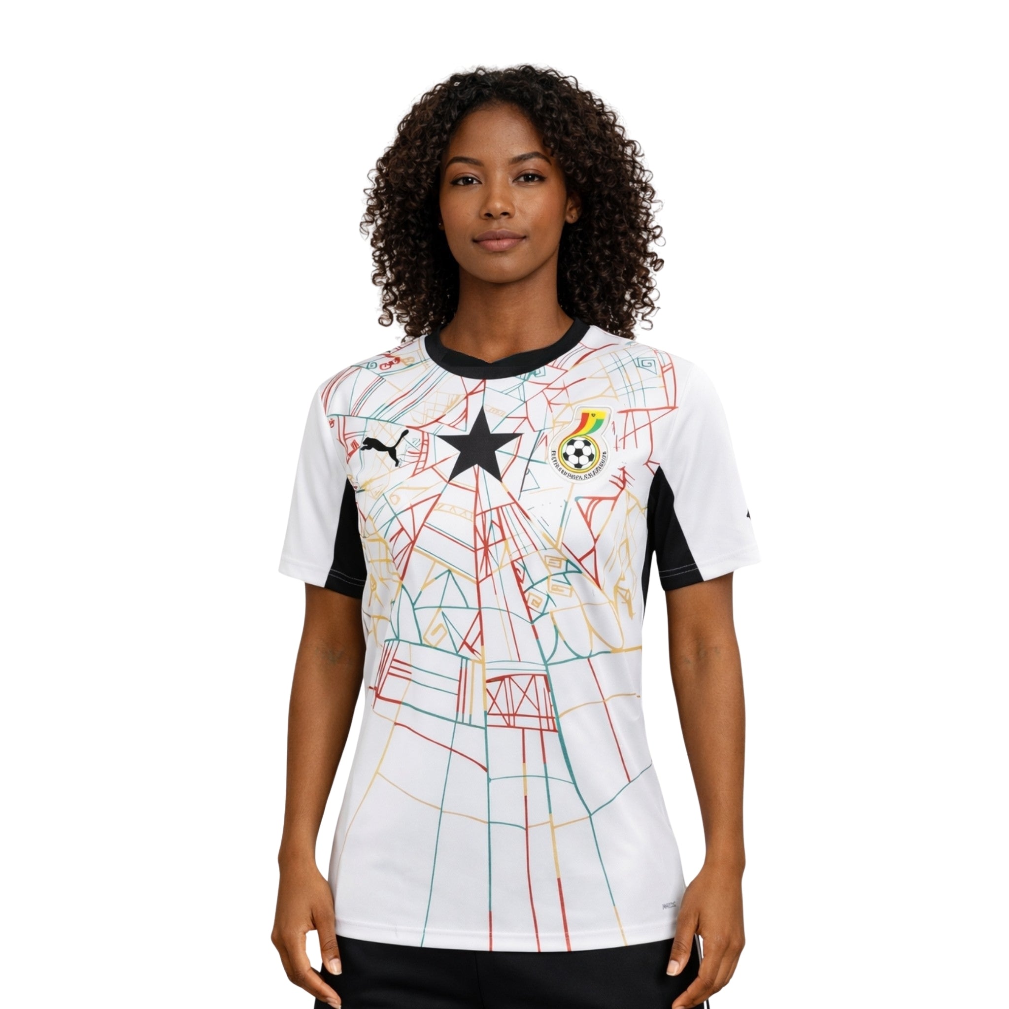 Ghana Home 26/27 Football jersey - Ghana Domicile 26/27 - Coupe du Monde 2026 - Version Féminine