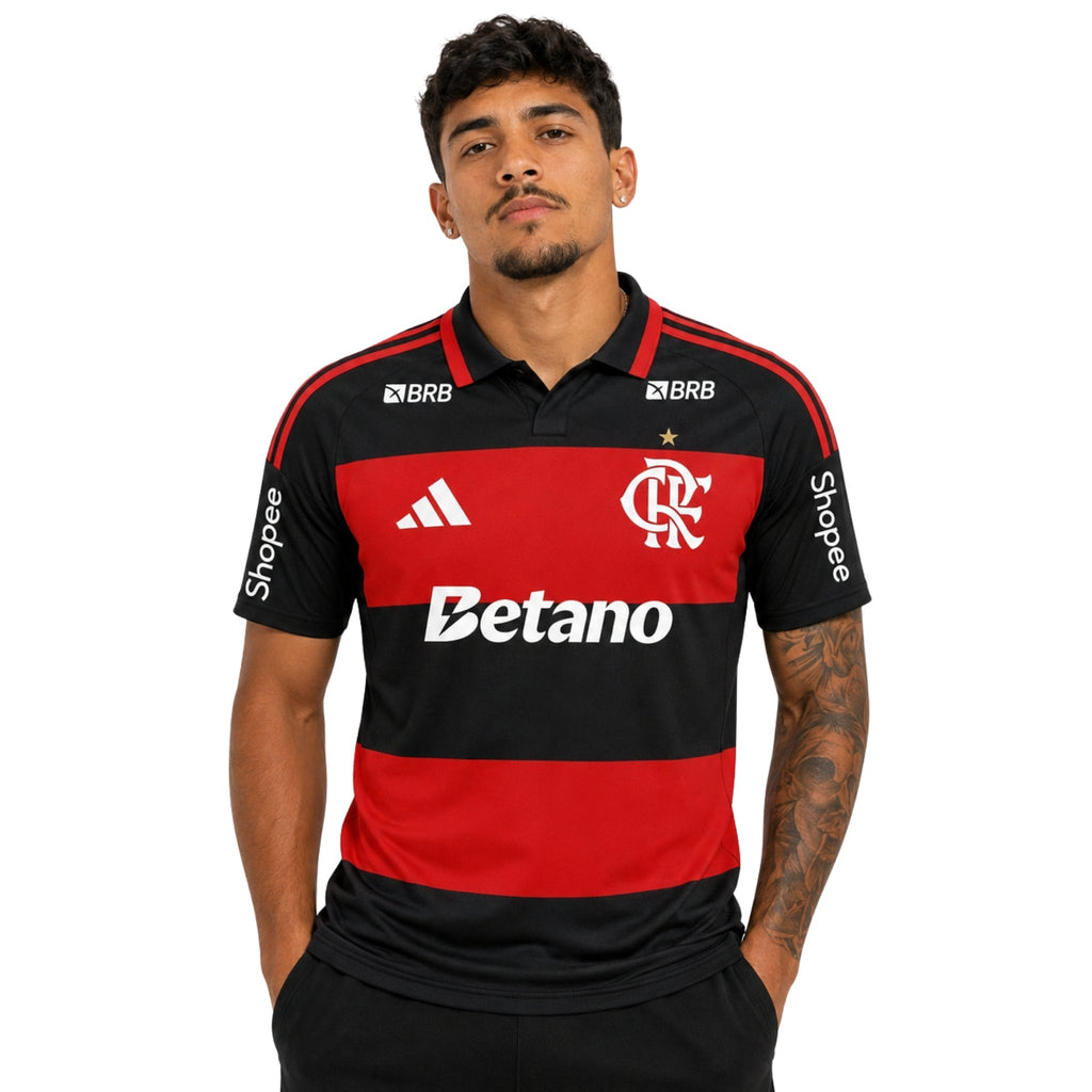 Flamengo Home 26/27 - Todos os Patrocinadores