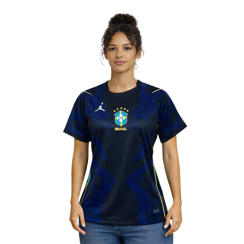 Brazil Away 26/27 Football jersey - Brésil Extérieur 26/27 - Coupe du Monde 2026 - Version Féminine