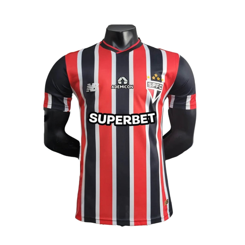 São Paulo Away 24/25 - Todos os Patrocinadores - Versão Jogador