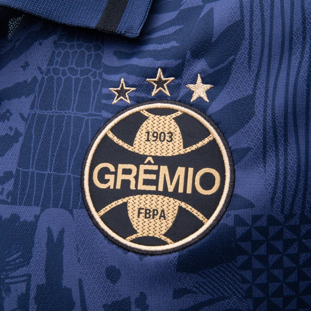 Grêmio Terceiro Uniforme 25/26 - Todos os Patrocinadores