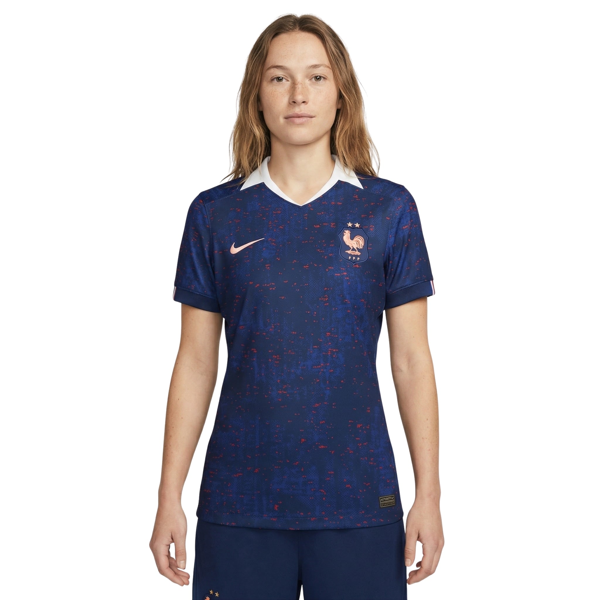 France Home 25/26 Football jersey - France Domicile 25/26 - Euro Féminine 2025 - Version Féminine