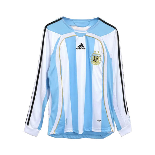 Argentina Home 06/07 Football jersey - Argentine Domicile 06/07 - Manches Longues