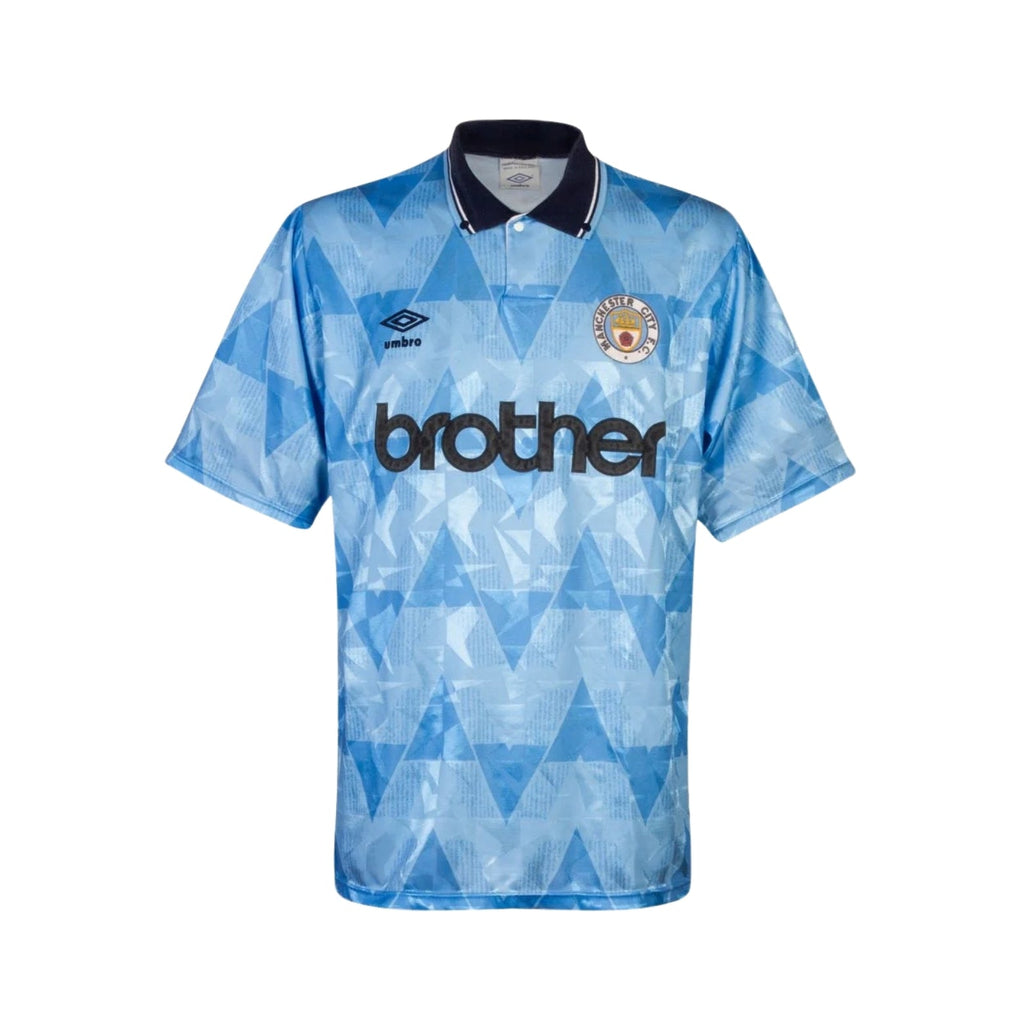 Manchester city Home 89/90 Football jersey - Manchester City Domicile 89/90