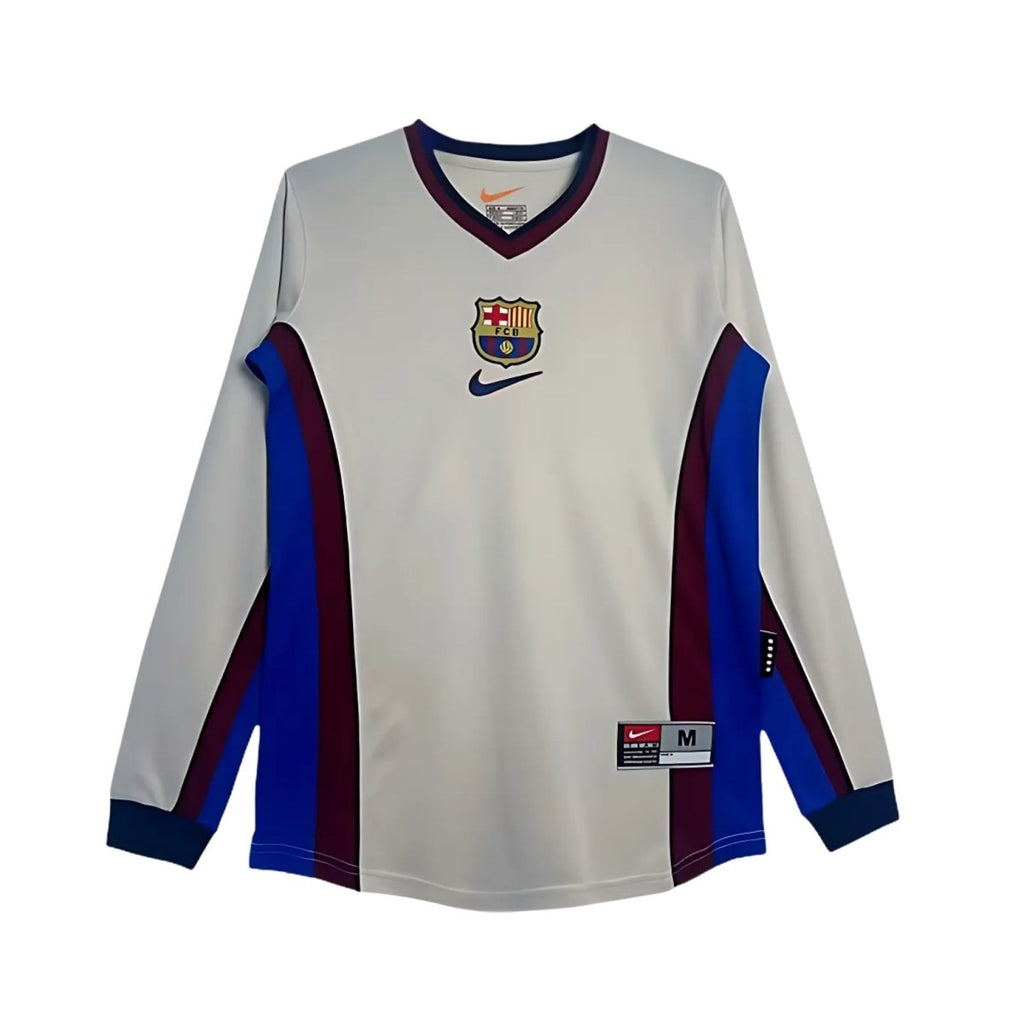 Barcelona Away 98/99 Football jersey - Barcelona Alternativa 98/99 - Manga Comprida